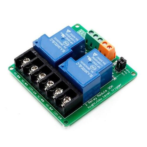 2-Way 30A High and Low Level Trigger Relay Module 5V Smart