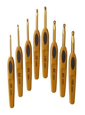 8Pcs Handmade Crochet Hook Set Stitches Sewing Tool Home Kni