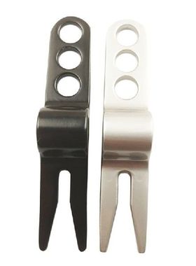 Golf Divot Repair Tool Portable Golfer Fork Curved Spit
