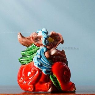 Chinese ceramics brave troops Ornaments Home Decor Living