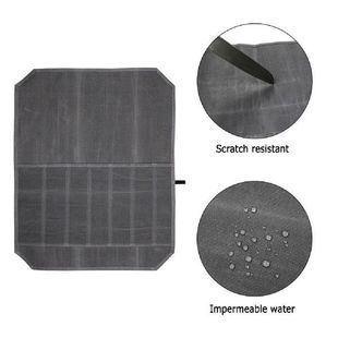 Portable Knife Bag Kitchen Knife Roll Bag Carry Case Canvas