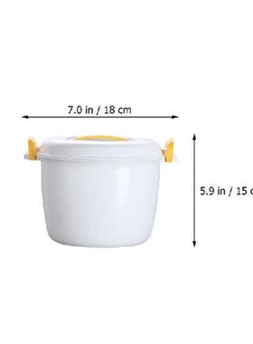 20cm Microwave Rice Cooker Multifunction Rice Cooking