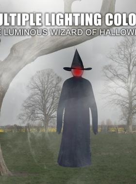Halloween Witch Ornaments Lighting Scene Glowing Sounding