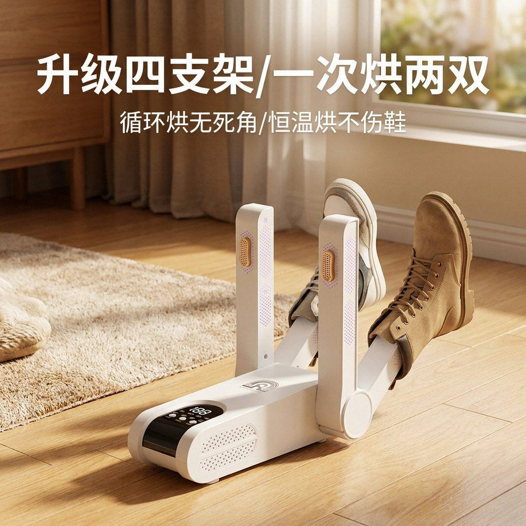 容声烘鞋器可折叠伸缩四