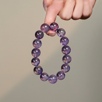 zeroline玻利维亚紫水晶手串女