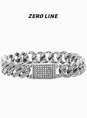 zeroline爆闪满钻手链女男中性