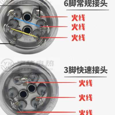 63不锈钢380V6000W开水器电热管 热水器发热管加热棒饮水机发热丝
