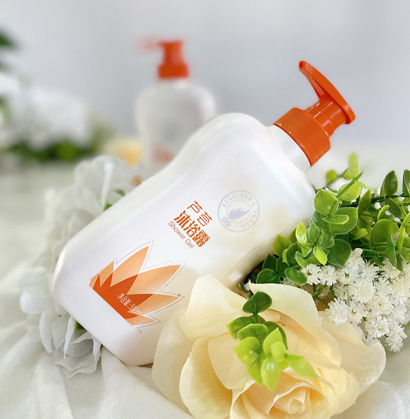 完美荟新芦荟莹润沐浴露身体清洁500ml正品专卖滋润持久留香沐浴
