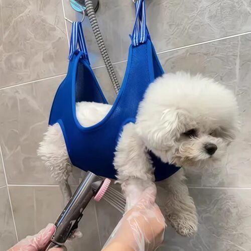 狗狗洗脚神器猫咪美容用吊床中小型犬剪指甲悬挂式固定包宠物用品