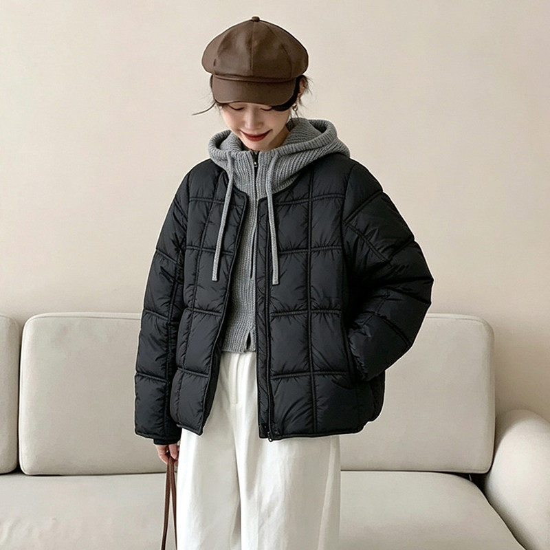 2026爆款假两件可拆泡芙棉服