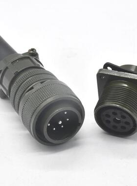 MIL-C-5015系列航空插头防水连接器MS3106A18-8P+MS3102A18-8S