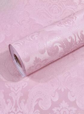 白色花纹壁纸墙纸自粘卧室温馨家用装饰自贴客厅背景墙3d立体