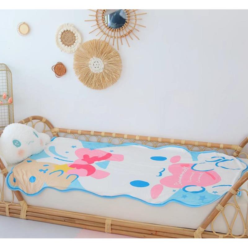 可爱美乐蒂大耳朵狗人鱼汉顿夏季毛毯子空调被儿童宝宝盖毯午睡