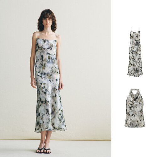 DEEPMOSS 设计师品牌26秋冬霜野银辉吊带连衣裙/阔腿长裤上衣
