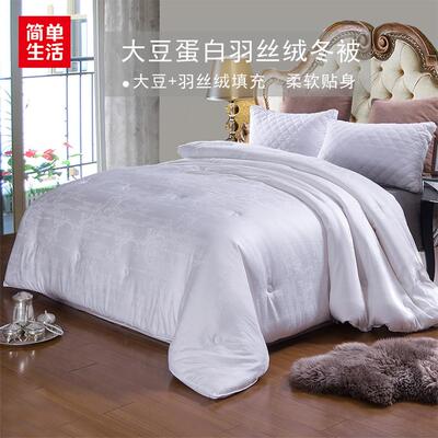 简单生活冬被加厚保暖