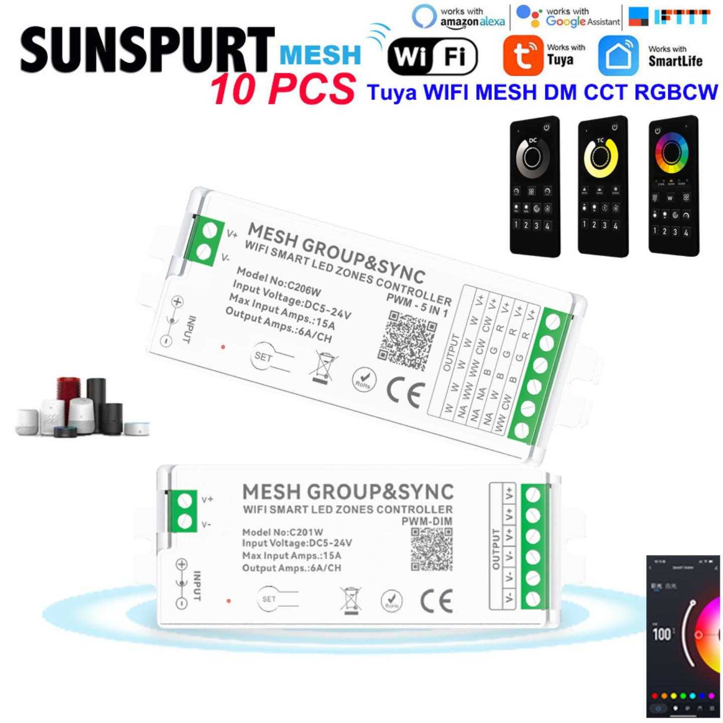 LED智能涂鸦WiFi控制器APP远程