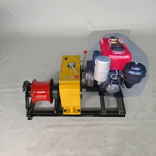 机动绞磨机3吨5吨8吨10吨电缆牵引机汽油柴油电动绞磨机电力施工