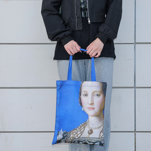 [编译文创] 美的历史帆布袋 艺术系列帆布包 艺书家系列图书封面 单肩 通勤 小众精美 35cm*42cm