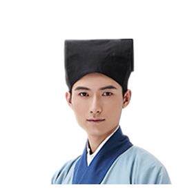 汉服帽子男成人礼古风帽古代书生帽秀才帽儒巾儿童古装书童国学帽