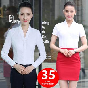 南方航空公司姐妹白衬衫女士商务装空乘面试空乘艺术测试高铁制服