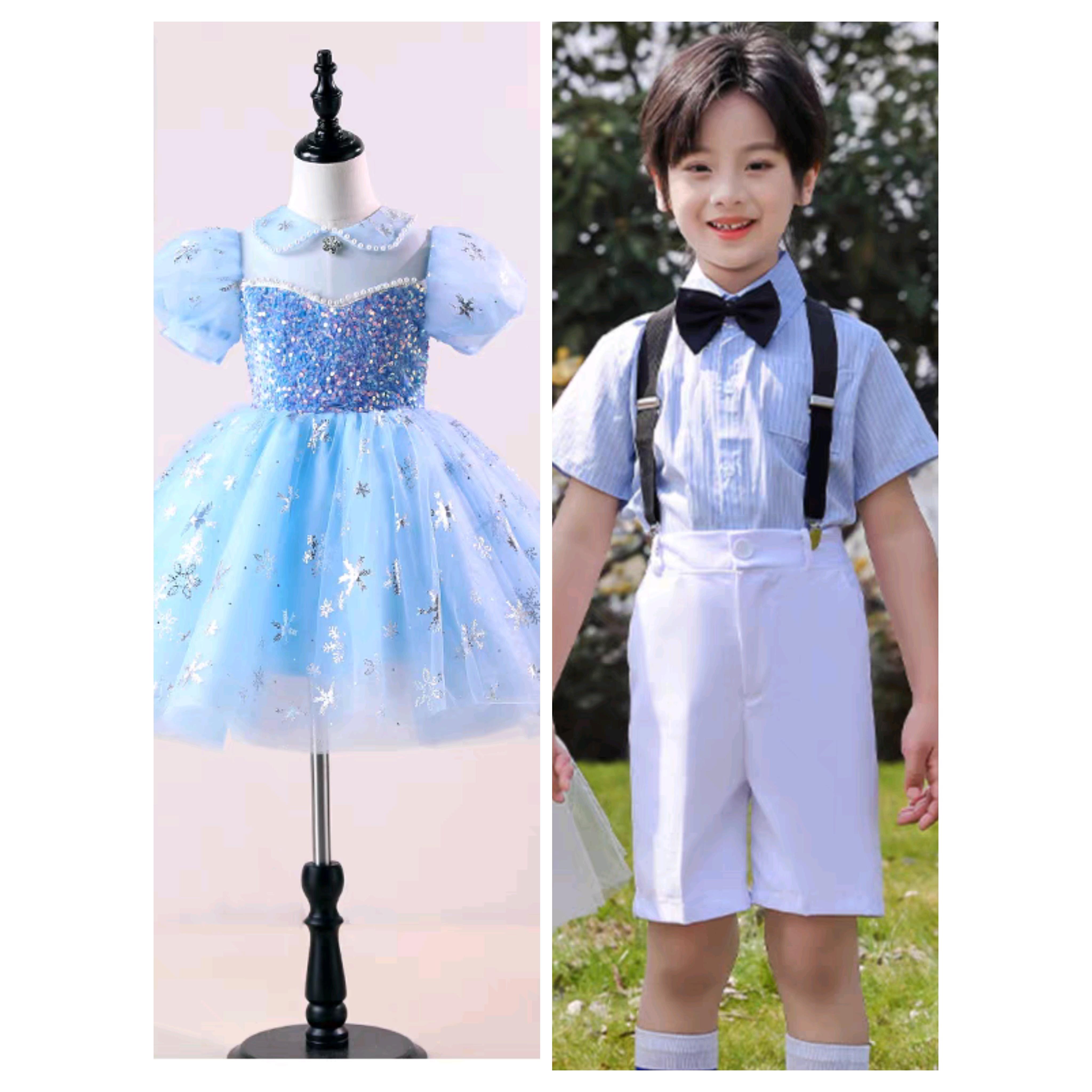 六一儿童演出服幼儿园表演服装女童舞蹈服蓬蓬裙小学生合唱演出服