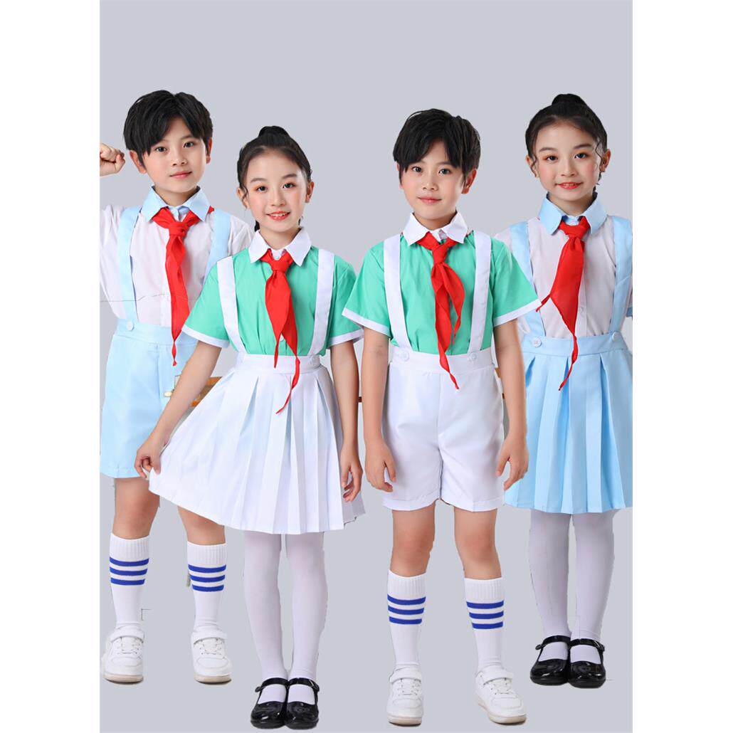儿童合唱服六一儿童节大合唱红领巾演出服中小学颂歌朗读服装校服
