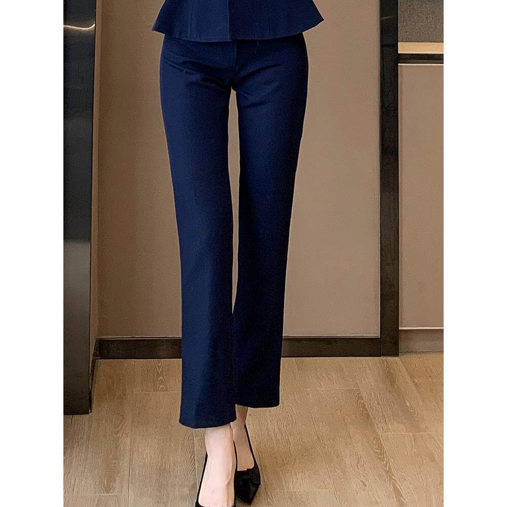 春季西装裤职场工作裤女职业直筒工裤工装裤正装西服裤西裤秋冬女