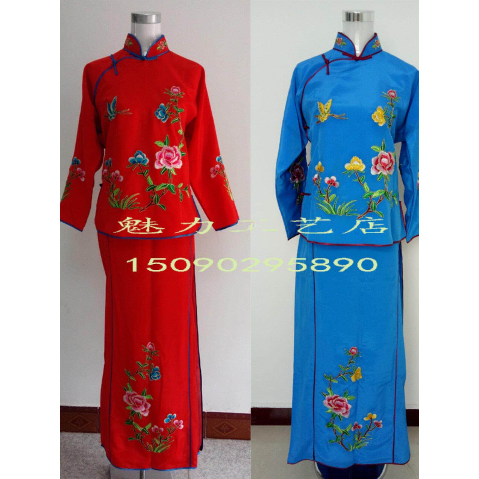 戏剧戏曲京剧演出丫鬟衣花旦服装戏衣戏服小旦衣袄裙裤小衣包