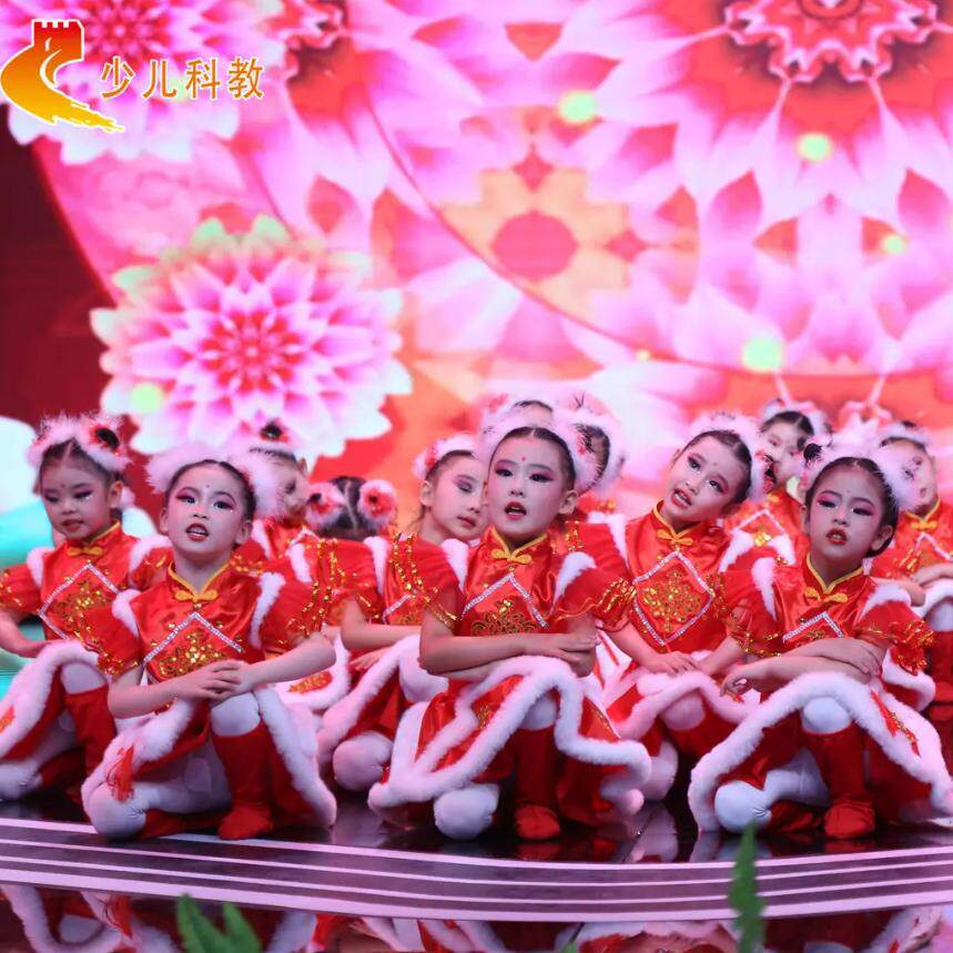 元日灯笼喜庆幼儿舞蹈裙冰糖葫芦演出服乐新春中国娃娃舞蹈表演服