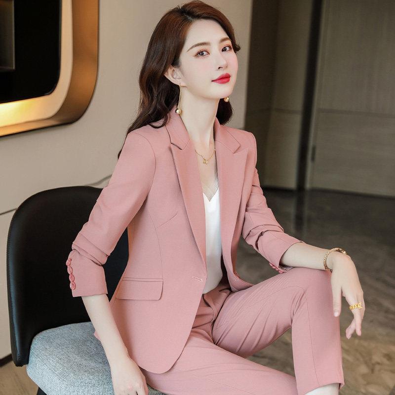 腾冲小西装外套女时尚套装休闲2025春秋季新款气质职业洋气西服