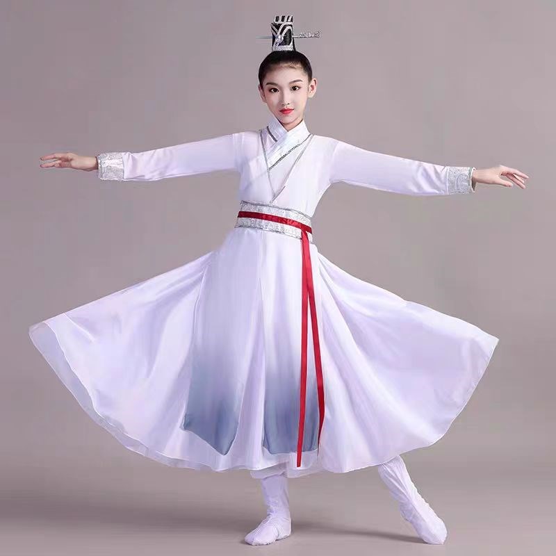 壮志儿童少年行舞蹈演出服少年志古风武术汉服国学服中国说表演服
