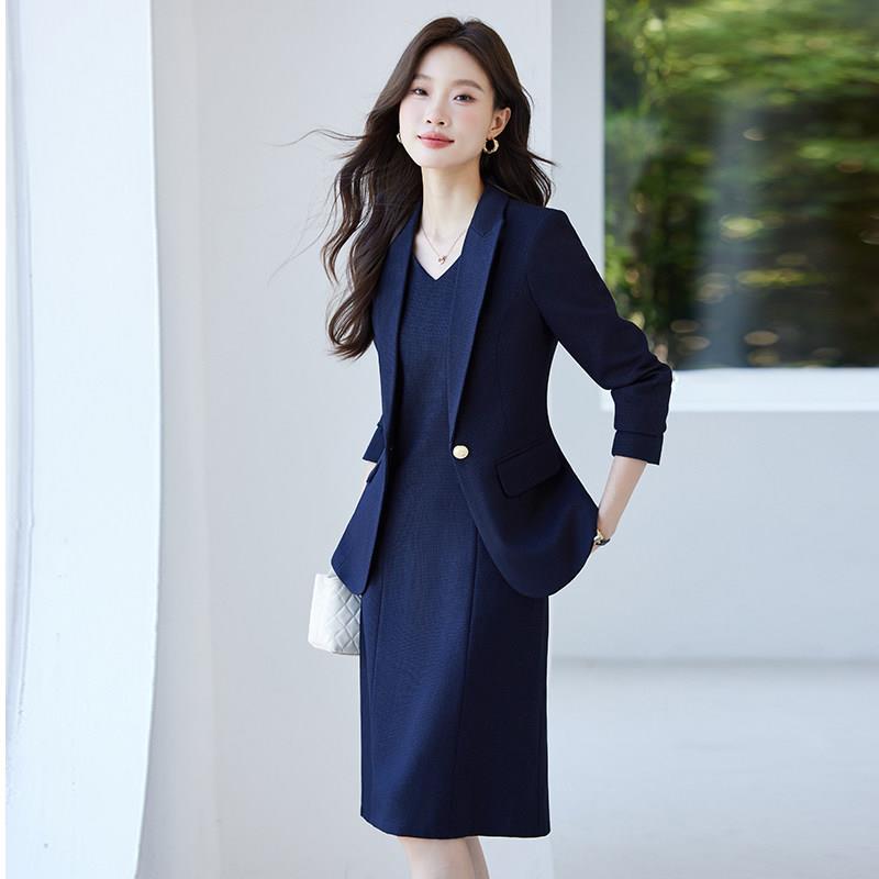 气质西装套装女新款职场通勤洋装高级感正式场合两件套西服外套