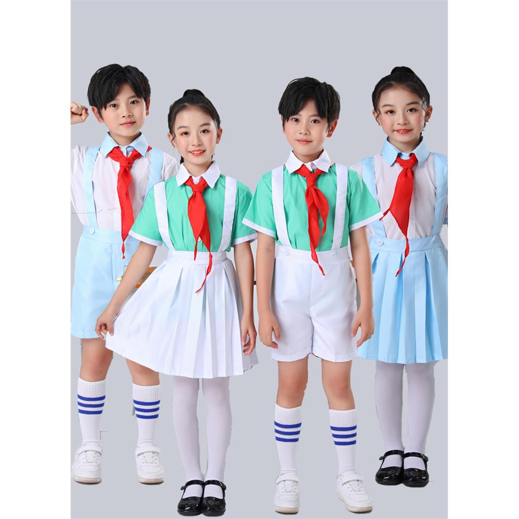 儿童合唱服六一儿童节大合唱红领巾演出服中小学颂歌朗读服装校服