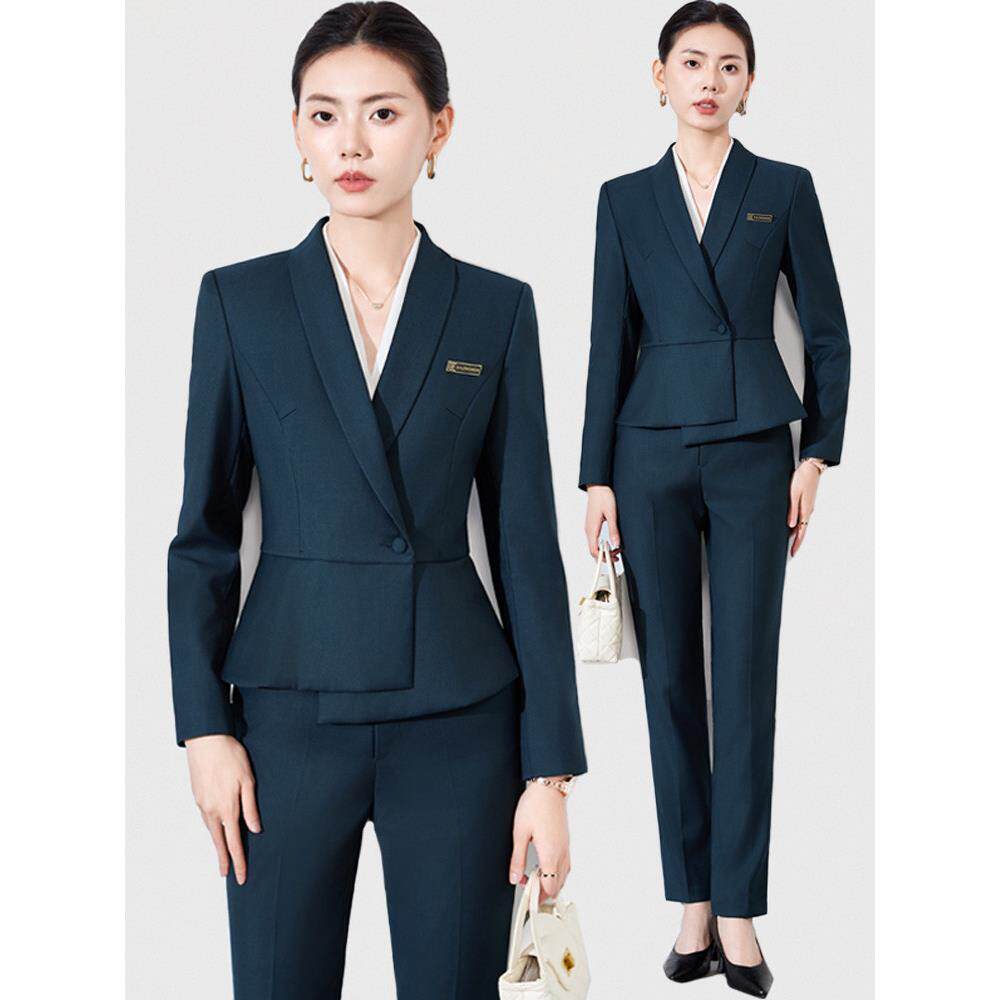 珠宝店工作服女新款时尚气质职业套装正装美容师会所酒店前台工装