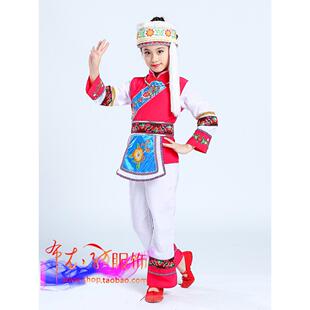 56个民族儿童白族服装男童少数民族服装女童云南大理民族风幼儿园