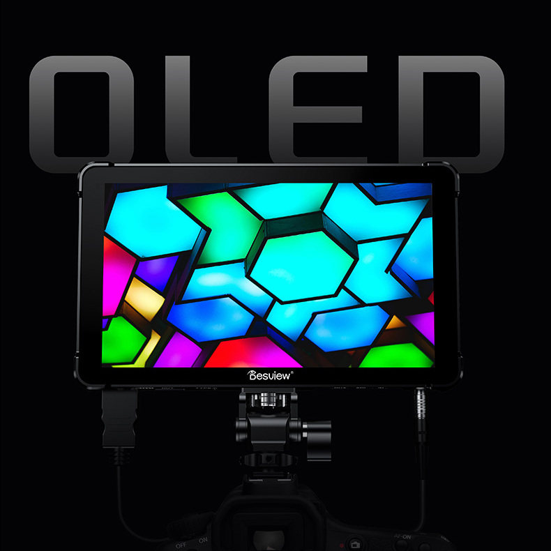 百视悦ol7/ol7s监视器相机7英寸触摸OLED屏4K信号HDMI尼康佳能索尼单反微单相机外接显示器