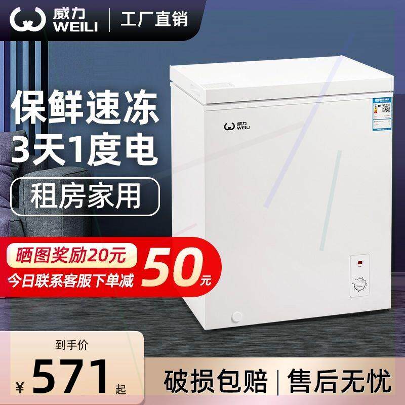小冰柜家用全冷冻小型冷藏冷冻两用节能冷冻柜特价商用大容量