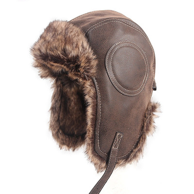 Men's Winter Hat Ushanka Trapper Bomber Hat Men 2022
