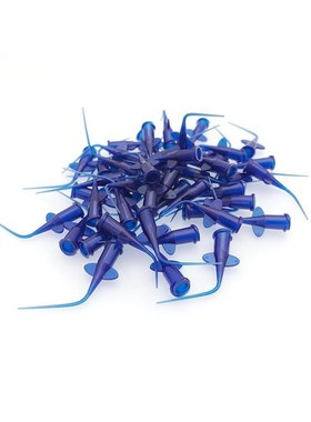 5/10 Pcs Disposable Dental Irrigation Syringe Tip Blue Calc