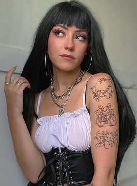 Tie-Up Corset Vest Black Tank Top 绑带束腰托胸马甲黑色小背心