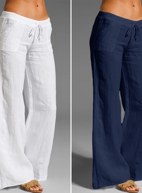 Celmia Oversized Women Vintage Wide Leg Pants 2021 Autumn Li