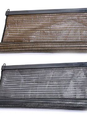 60x135cm Blinds No Drilling Gray Roman Blind Clamping