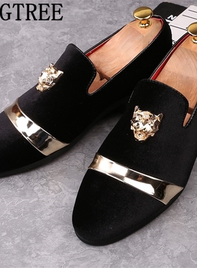 Party Shoes Men Elegant Coiffeur Designer Loafers Italian F