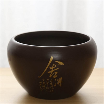 Purple large lotus lotus special ceramic hydroponic copper