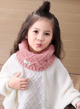 JAMONT Cute Cotton Winter Baby Neck Ring Scarf LICs
