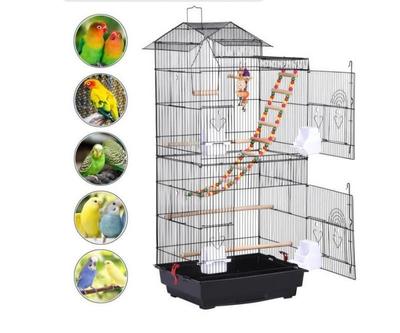 Bird Cages Bird Nest Supplies Metal Agapornis Cage For