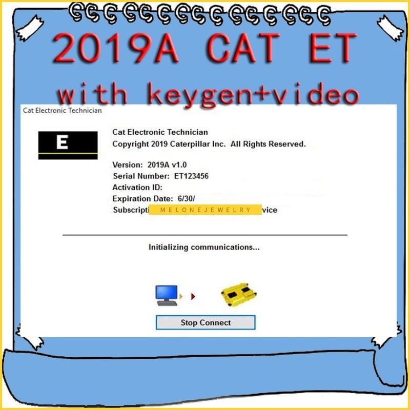 Caterpillar 2019 Cat E E3 Electronic echnician Diagnostic So