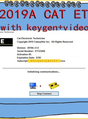 Caterpillar 2019 Cat E E3 Electronic echnician Diagnostic So