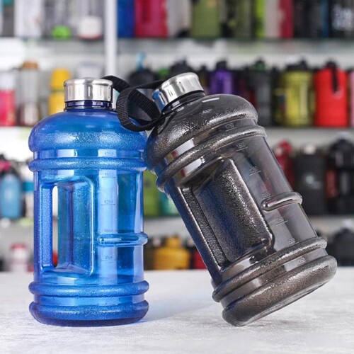 2.2L Large Capacity Water Bottle PETG BPA Free Handgrip Kett