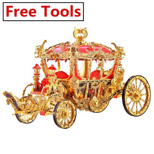 Piececool THE PRINCESS CARRIAGE 3d Puzzle Metal puzzle Asse